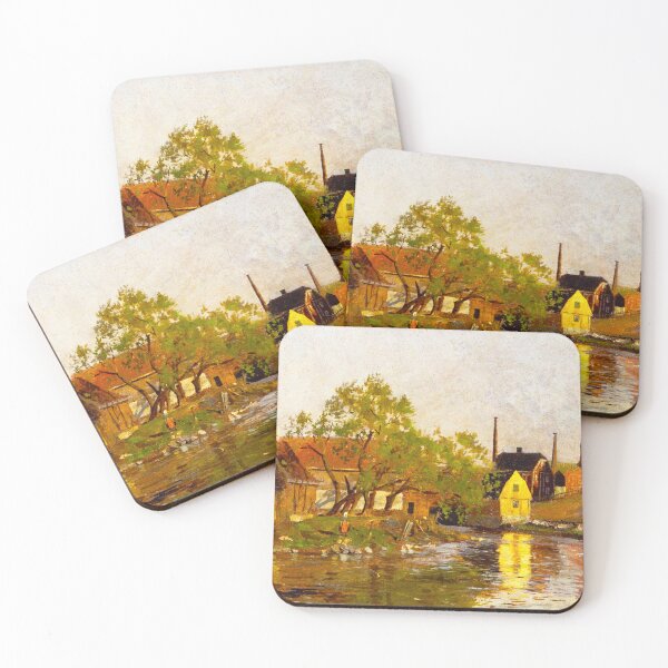Item preview, EDVARD MUNCH - Akerselva 1882 designed and sold by Go Logo Designs.
