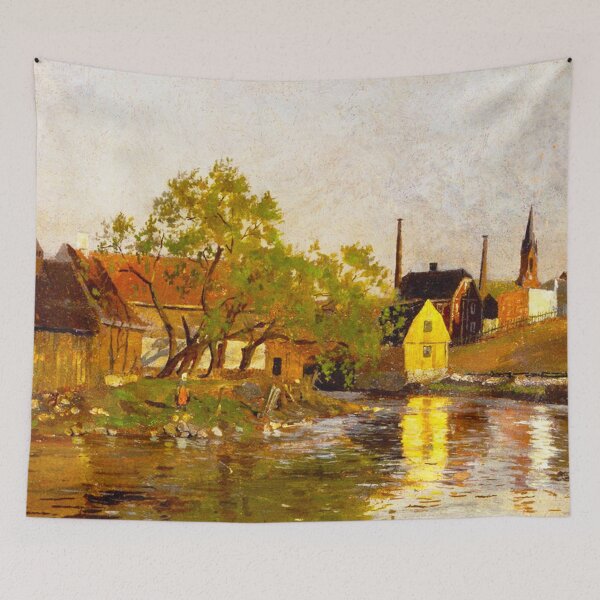 Item preview, EDVARD MUNCH - Akerselva 1882 designed and sold by Go Logo Designs.