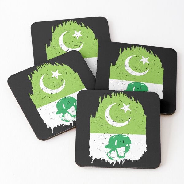 Item preview, Pakistan Cricket Player Batsman Helmet Design designed and sold by alltheprints.