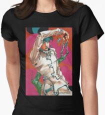 rohan at the louvre Women's Fitted T-Shirt