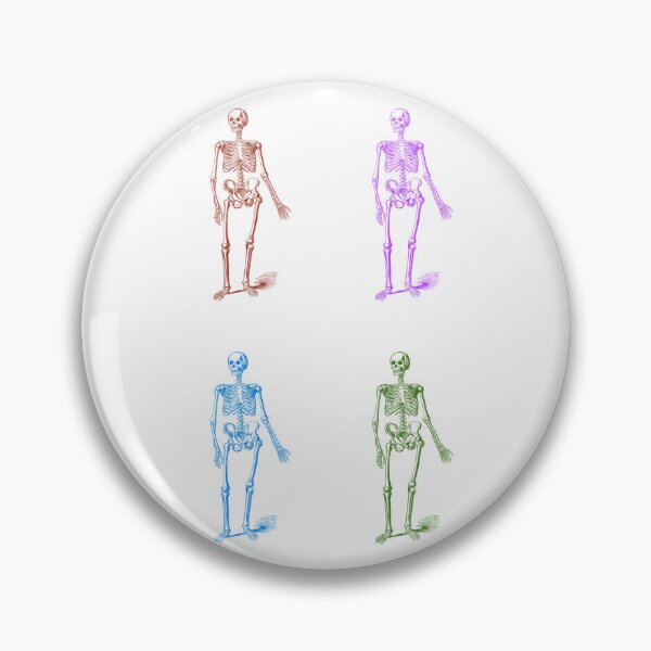 Item preview, Colorful Skeletons: Edited Version of J Murray's Skeleton of a Man (1890) designed and sold by TeachUrb.