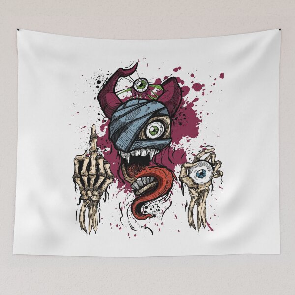 Item preview, Weirdcore Aesthetic Pastel Goth Grunge Evil Skull designed and sold by Fabvity.