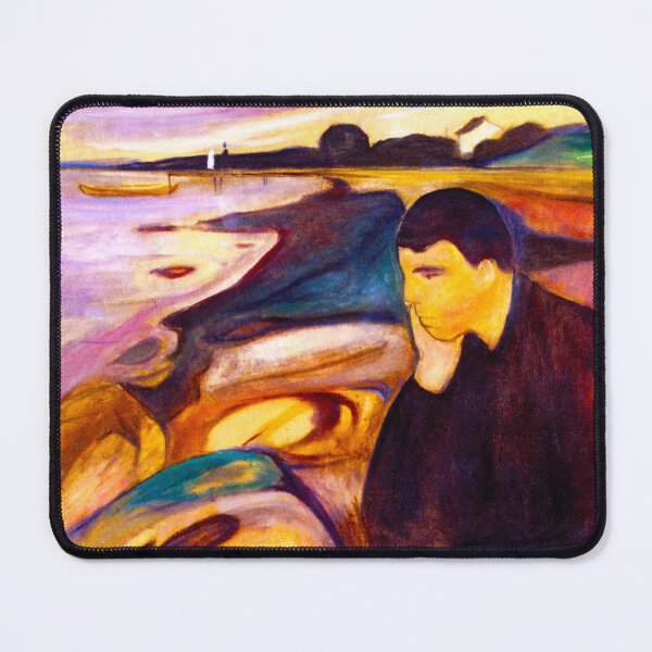 Item preview, EDVARD MUNCH - Melancholy 1894 designed and sold by Go Logo Designs.