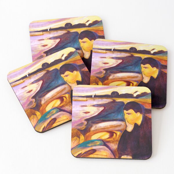 Item preview, EDVARD MUNCH - Melancholy 1894 designed and sold by Go Logo Designs.