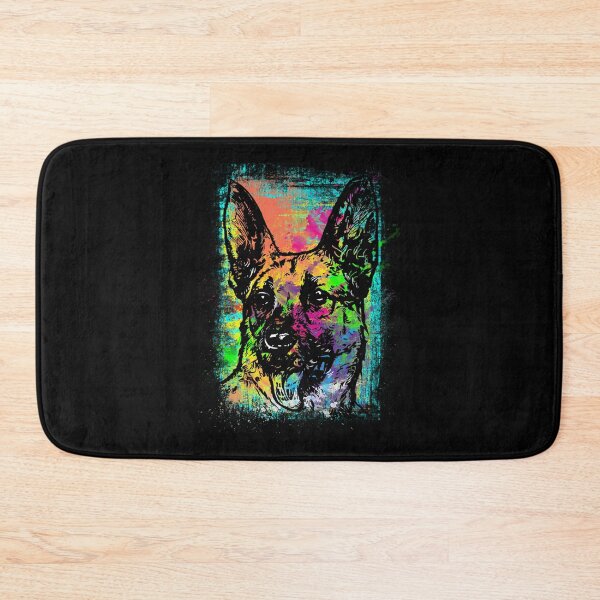 Item preview, German Shepherd Shirt Puppy Dog Bright Colors Art Design Pet Lovers T-Shirt Tee Classic T-Shirt designed and sold by DarionSmitham.