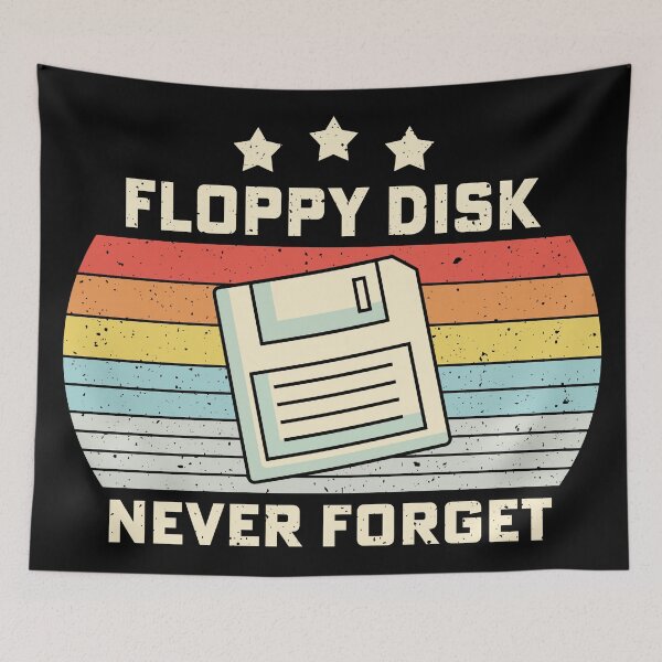 Item preview, Floppy disk never forget designed and sold by SidTastic .