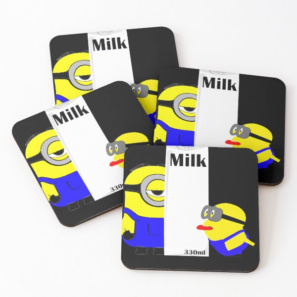 Item preview, minion and milk bottle  designed and sold by geniaxudietelka.