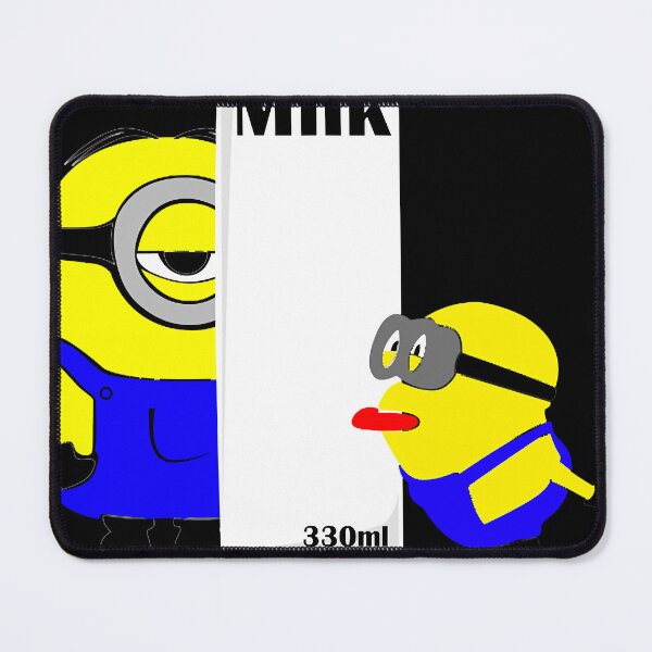 Item preview, minion and milk bottle  designed and sold by geniaxudietelka.
