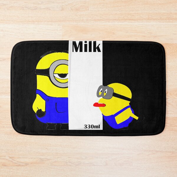 Item preview, minion and milk bottle  designed and sold by geniaxudietelka.