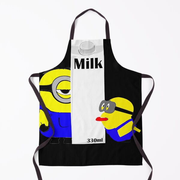 Item preview, minion and milk bottle designed and sold by geniaxudietelka.