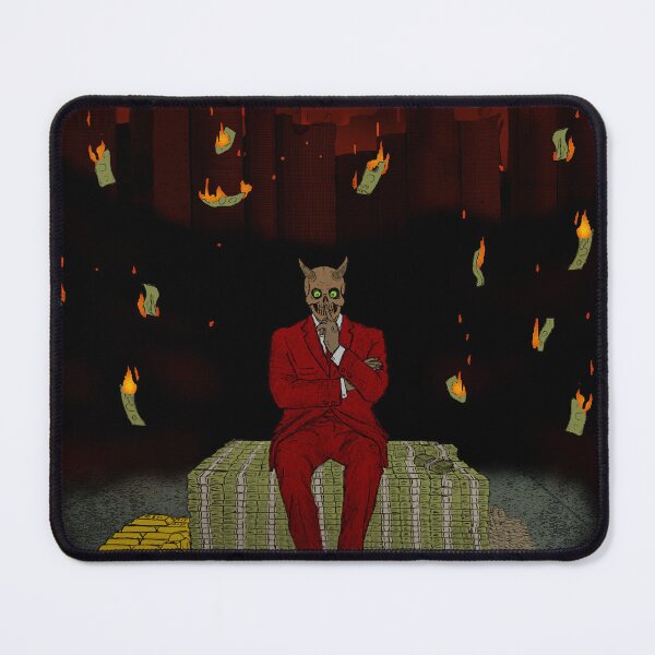 Item preview, capitalism burning designed and sold by Fluxmoded.