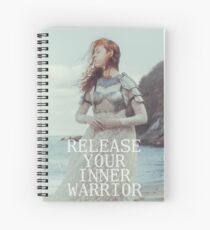 Release Your Inner Warrior Spiral Notebook