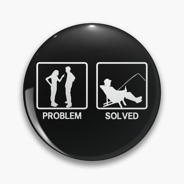 Item preview, Yelling Wife Problem Solved Funny Fishing Lover Fisher Husband Humor Gift  designed and sold by alenaz.