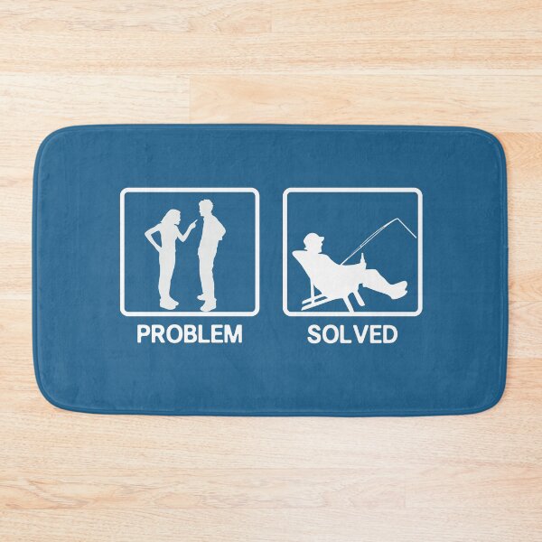 Item preview, Yelling Wife Problem Solved Funny Fishing Lover Fisher Husband Humor Gift  designed and sold by alenaz.