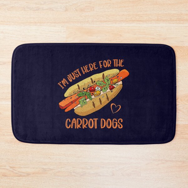 Item preview, I'm Just Here For The Carrot Dogs - Vegan Food Humor and Fun designed and sold by GreenSlate.