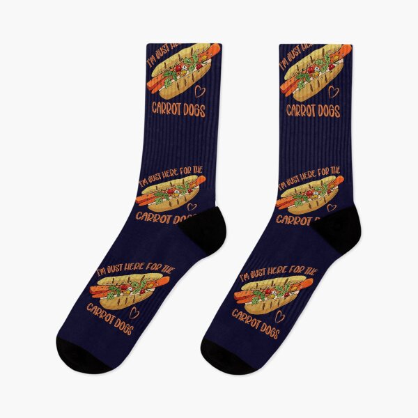 Item preview, I'm Just Here For The Carrot Dogs - Vegan Food Humor and Fun designed and sold by GreenSlate.