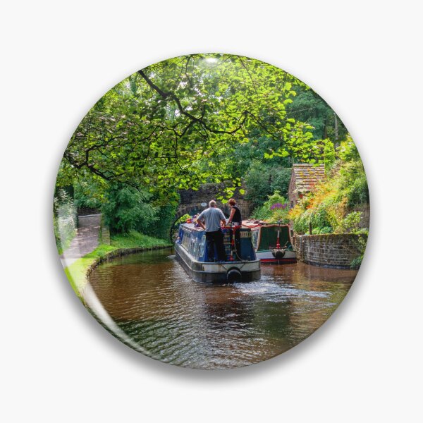 Item preview, Pound and lock on the Huddersfield Narrow Canal, Uppermill, Oldham, Lancashire, England, United Kingdom designed and sold by Kevin Hellon.