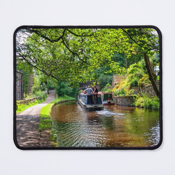Item preview, Pound and lock on the Huddersfield Narrow Canal, Uppermill, Oldham, Lancashire, England, United Kingdom designed and sold by Kevin Hellon.