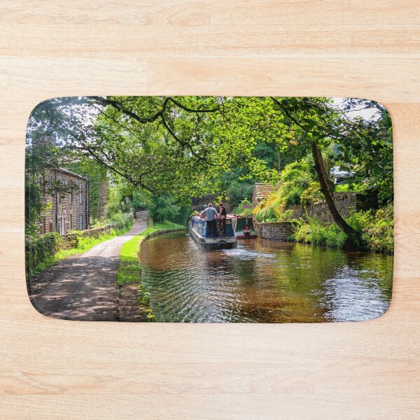 Item preview, Pound and lock on the Huddersfield Narrow Canal, Uppermill, Oldham, Lancashire, England, United Kingdom designed and sold by Kevin Hellon.