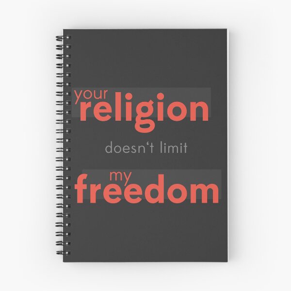 Item preview, Your Religion Doesn't Limit My Freedom designed and sold by Ashay Sheth.