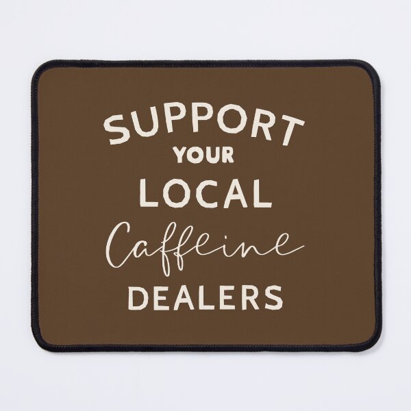 Item preview, Barista caffeine dealer (light) saying designed and sold by Victoria Raab.