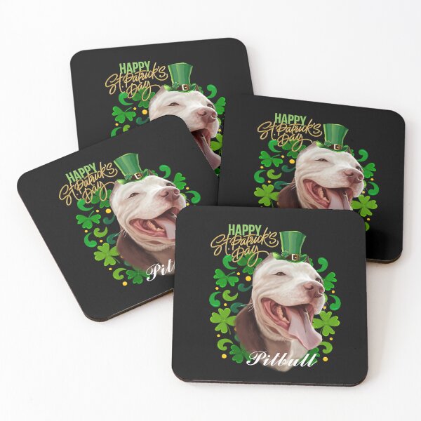 Item preview, St Patrick's Day Irish Saint Patrick Shamrock Fun Pitbull designed and sold by Barnissim.