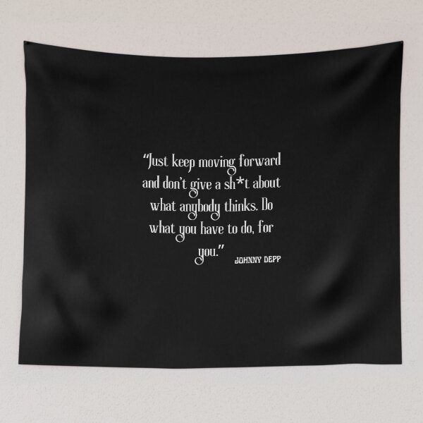 Item preview, JOHNNY DEPP- JOHNNY DEEP QUOTES - Motivational Quotes designed and sold by DOSAGEOFQUOTES.