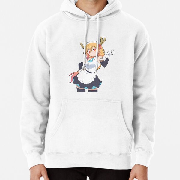 Miss Kobayashi s Dragon Maid Tohru Chibi Head Pullover Hoodie for Sale by ChibiCheems Redbubble