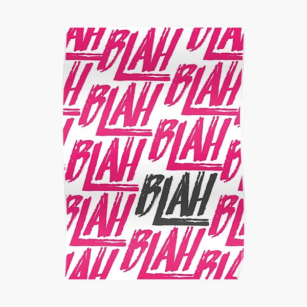 Blah Blah Blah | Spring Awakening Poster