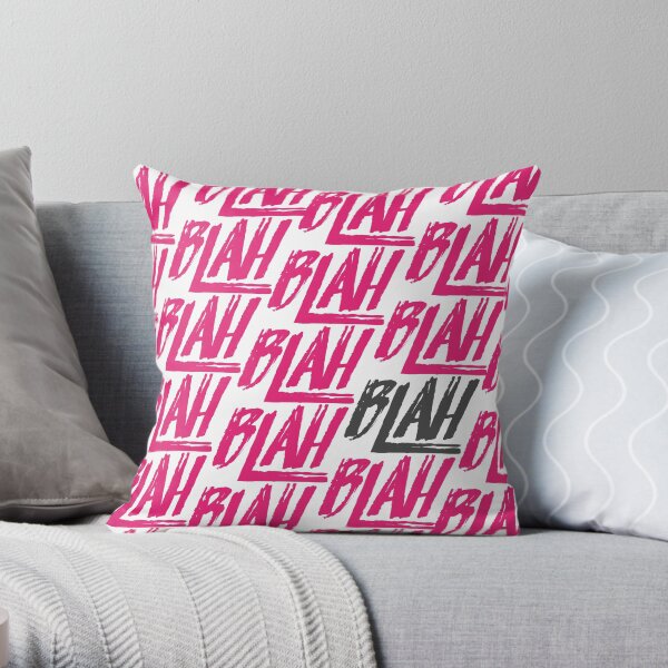 Blah Blah Blah | Spring Awakening Throw Pillow