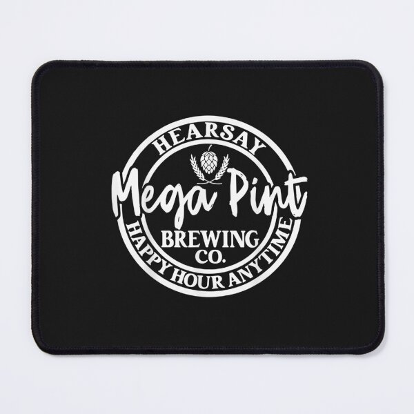 Item preview, Hearsay Isn't Happy Hour Anytime Mega Pint Funny T-Shirt designed and sold by Kanter-Gabay.