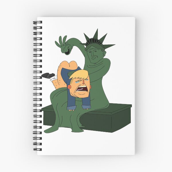 Item preview, Toddler Trump Getting Spanked by the Statue of Liberty Shirt designed and sold by Tinkery.