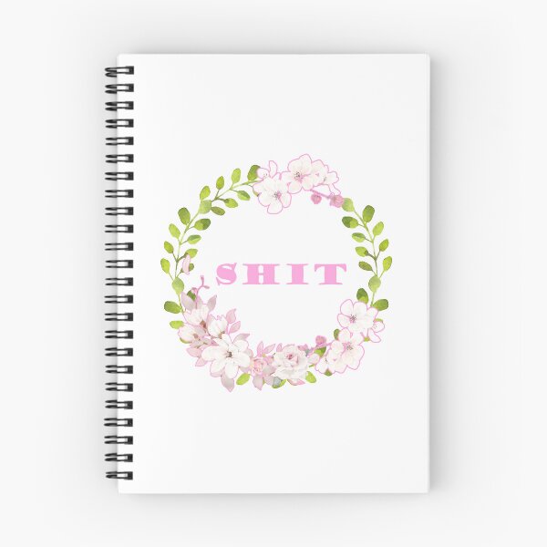 Item preview, SHIT - A Sweary Floral Print designed and sold by Annalee Beer.