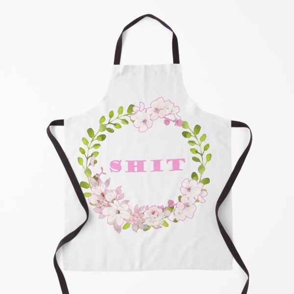 Item preview, SHIT - A Sweary Floral Print designed and sold by Annalee Beer.