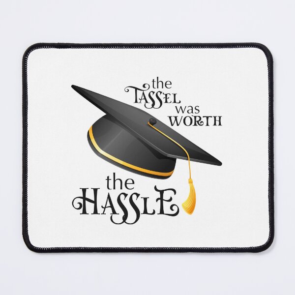 Item preview, Tassel Worth the Hassle! (on White) designed and sold by PawsitiveMum.