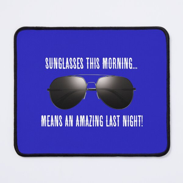 Item preview, Sunglasses This Morning…! (on Blue) designed and sold by PawsitiveMum.