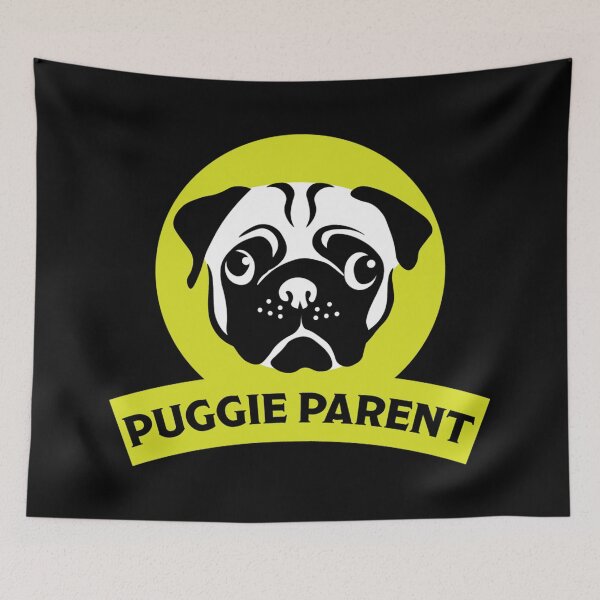 Item preview, Pug Parent - Pug Shirts For Pug Parents - Puggie Huggie - Cute Funny Pug Owner Gifts designed and sold by happygiftideas.