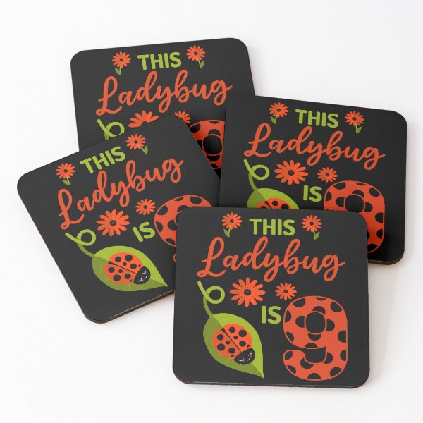 Item preview, Ladybug Birthday This Ladybug is 9 Year Old Girl Matching designed and sold by JokeGysen.