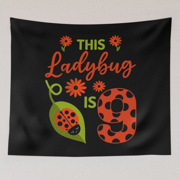 Item preview, Ladybug Birthday This Ladybug is 9 Year Old Girl Matching designed and sold by JokeGysen.