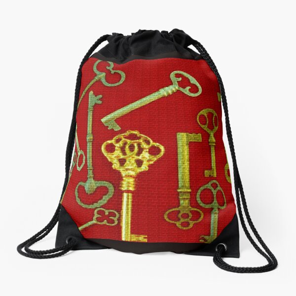 Rouge Keys Drawstring Bag