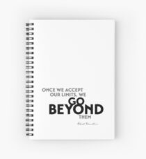 Cuaderno de espiral ir más allá de los límites - einstein