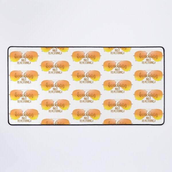 Item preview, Beaching Not Teaching! Yellow (on Lt. Orange) designed and sold by PawsitiveMum.
