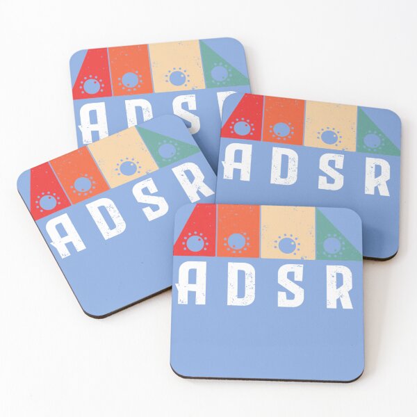 Artikelvorschau, ADSR Modular Life Bass Kick T-Shirt entworfen und verkauft von DrewMestas.