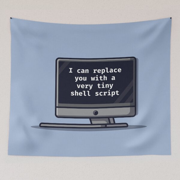 Item preview, I can replace you with a very tiny shell script V3 designed and sold by Code Monkeys.