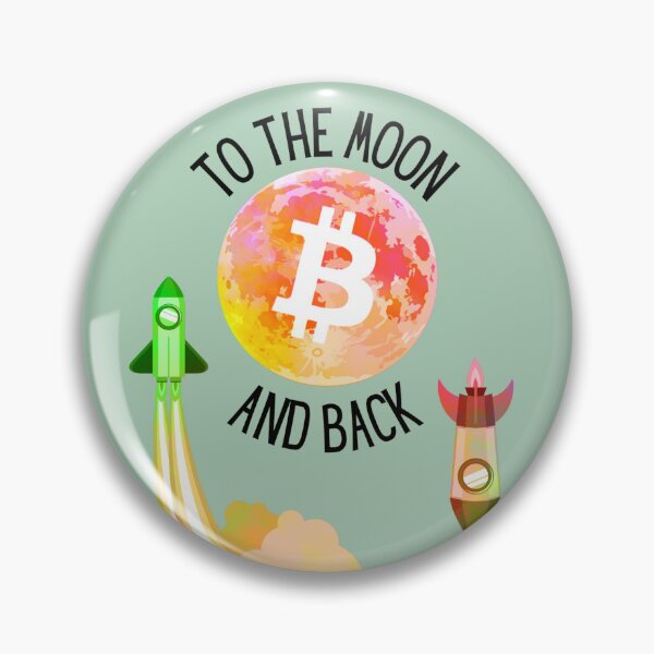 Item preview, Bitcoin to the moon and back designed and sold by Crypmetal.