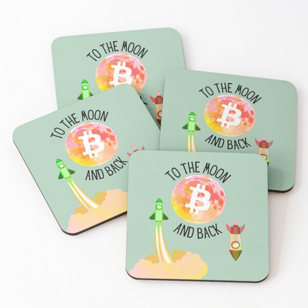 Item preview, Bitcoin to the moon and back designed and sold by Crypmetal.