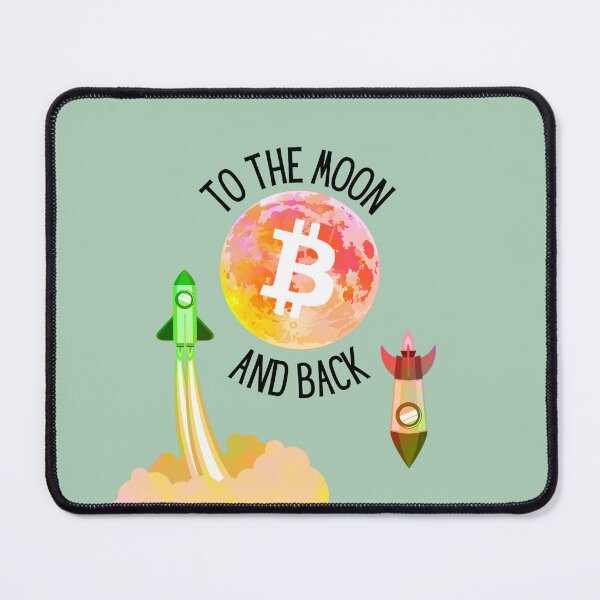Item preview, Bitcoin to the moon and back designed and sold by Crypmetal.