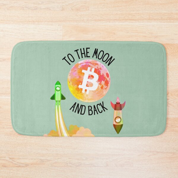 Item preview, Bitcoin to the moon and back designed and sold by Crypmetal.