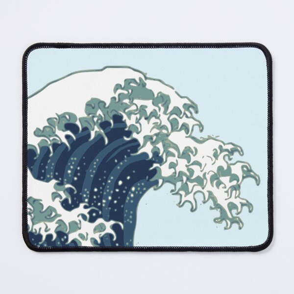 Item preview, A clipart of The Great Wave off Kanagawa by Katsushika Hokusai designed and sold by see-the-fox.