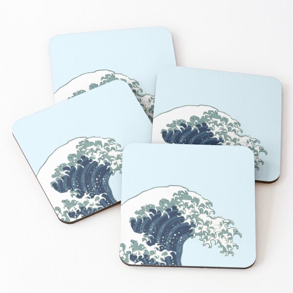 Item preview, A clipart of The Great Wave off Kanagawa by Katsushika Hokusai designed and sold by see-the-fox.